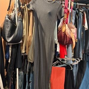 Elegant Gray Women's Dress